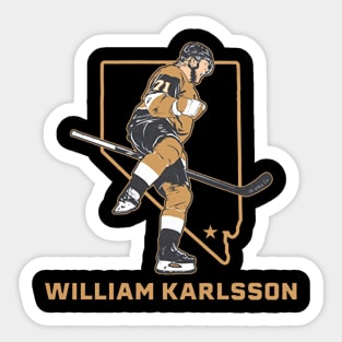 William Karlsson State Star Sticker